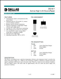 Click here to download DS1817R-10/T&R Datasheet