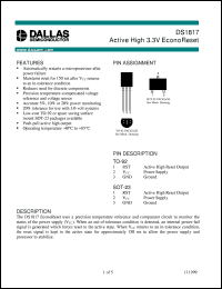 Click here to download DS1817-10 Datasheet