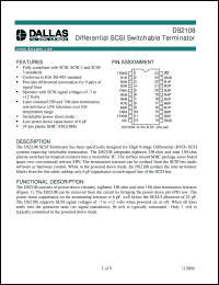 Click here to download DS2108 Datasheet