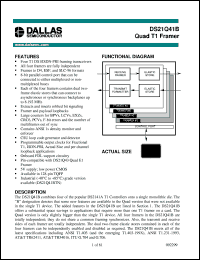 Click here to download DS21Q41 Datasheet