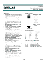 Click here to download DS2406/T&R Datasheet