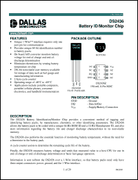 Click here to download DS2436Z Datasheet
