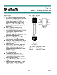 Click here to download DS2506S Datasheet