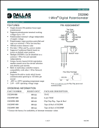 Click here to download DS2890P Datasheet