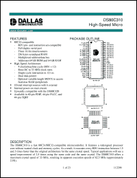 Click here to download DS80C310-MCG Datasheet