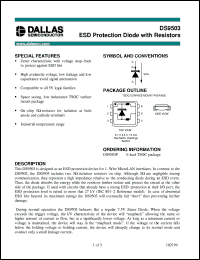 Click here to download DS9503P/T&R Datasheet