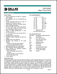 Click here to download DS12C887 Datasheet