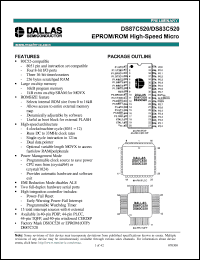 Click here to download DS87C520-MCL Datasheet