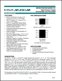 Click here to download DS1731U/T&R Datasheet