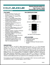 Click here to download DS1631AU/T&R Datasheet