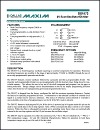 Click here to download DS1073M-100 Datasheet