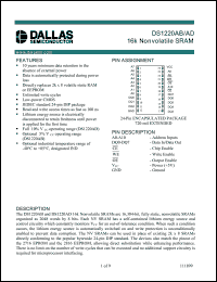 Click here to download DS1220AB Datasheet