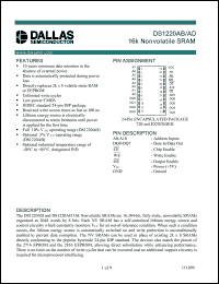 Click here to download DS1220AD Datasheet