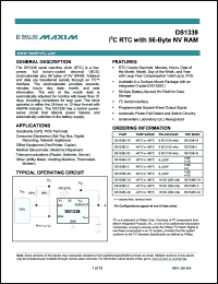 Click here to download DS1338U-33 Datasheet