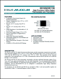 Click here to download DS1726U Datasheet