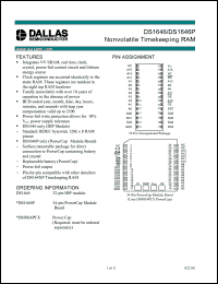 Click here to download DS1646P Datasheet