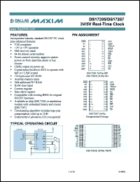 Click here to download DS17287 Datasheet