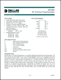 Click here to download DS1804 Datasheet