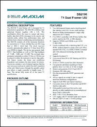 Click here to download DS2196 Datasheet