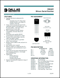 Click here to download DS2401Y Datasheet