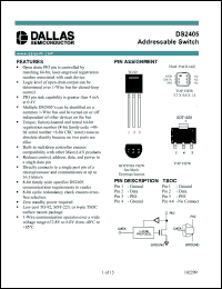 Click here to download DS2405Y Datasheet