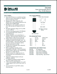 Click here to download DS2406T Datasheet
