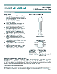 Click here to download DS2502P-E48 Datasheet