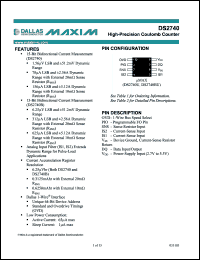 Click here to download DS2740BU Datasheet