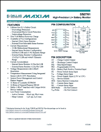 Click here to download DS2761AX Datasheet