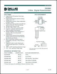 Click here to download DS2890X-000 Datasheet