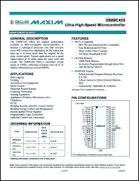 Click here to download DS89C420 Datasheet