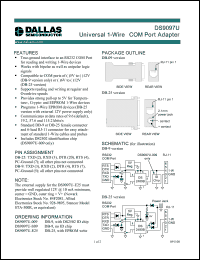 Click here to download DS9097U-E25 Datasheet