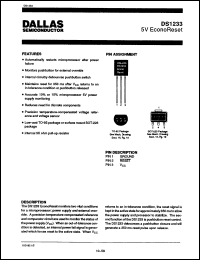 Click here to download DS1233B15 Datasheet