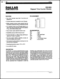 Click here to download DS1603N Datasheet