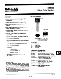 Click here to download DS2400T Datasheet