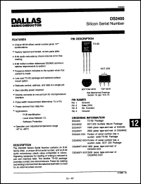 Click here to download DS2400Z Datasheet