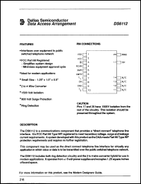 Click here to download DS6112 Datasheet