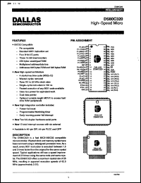 Click here to download DS80C320FNG Datasheet