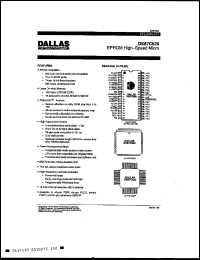 Click here to download DS87C520FCL Datasheet