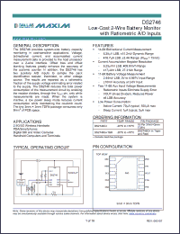 Click here to download DS2746G+TR Datasheet