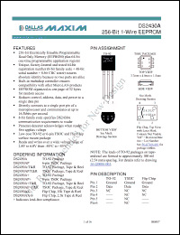 Click here to download DS2430A+R Datasheet