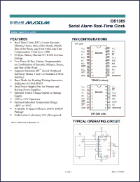 Click here to download DS1305E+R Datasheet