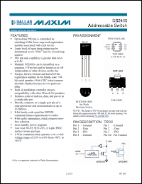 Click here to download DS2405_07 Datasheet