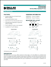 Click here to download DS9094SM Datasheet
