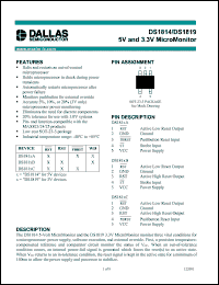 Click here to download DS1814 Datasheet