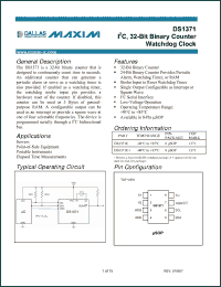 Click here to download DS1371_07 Datasheet
