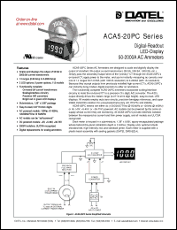 Click here to download ACA5-20PC-1-AC1 Datasheet
