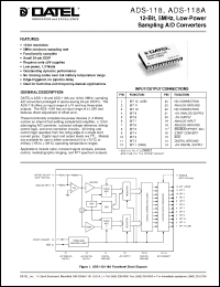 Click here to download ADS-118MC Datasheet