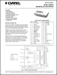 Click here to download ADS-930 Datasheet