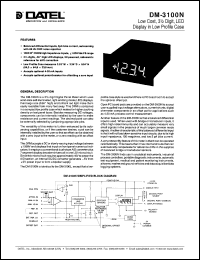 Click here to download DM-3100N-1 Datasheet